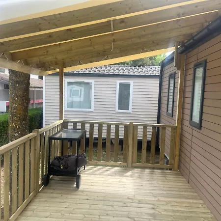 캠프장 Mobilhome 4 Personnes Climatise Camping Les 7 Fonts