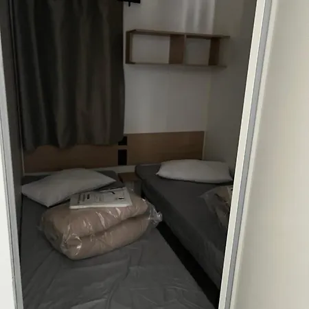 캠프장 Mobilhome 4 Personnes Climatise Camping Les 7 Fonts *