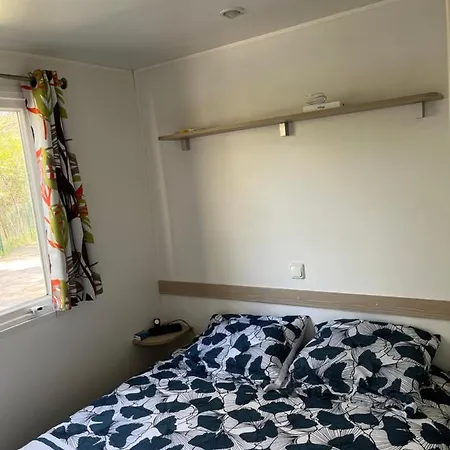 캠프장 Mobilhome 4 Personnes Climatise Camping Les 7 Fonts *