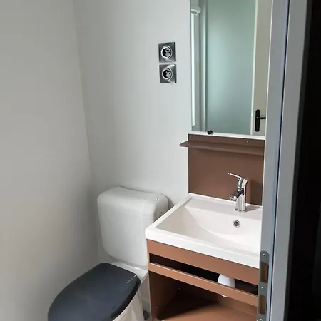 캠프장 Mobilhome 4 Personnes Climatise Camping Les 7 Fonts